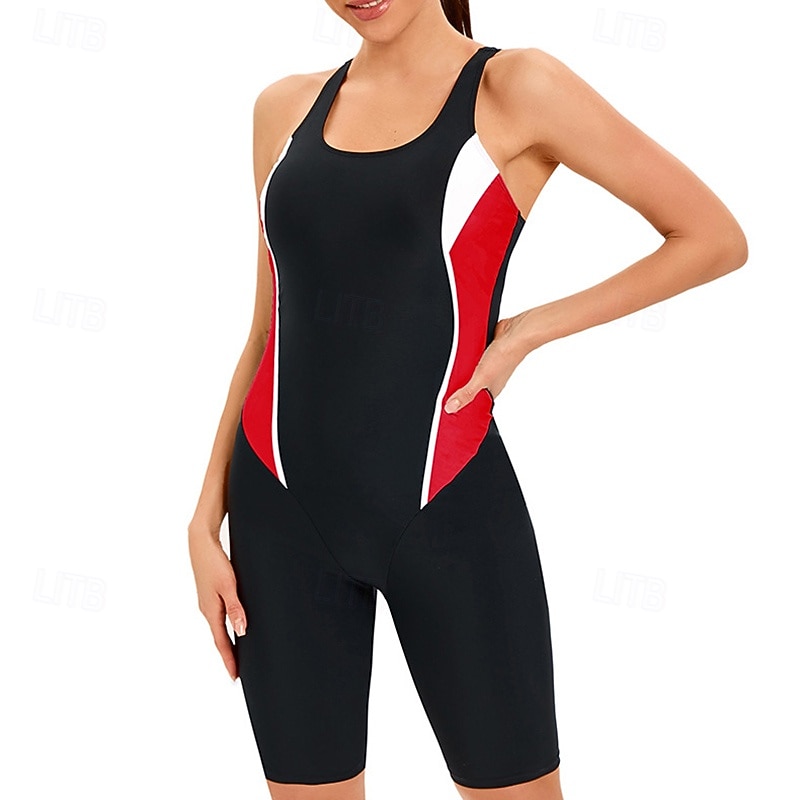 Femmes Maillot de bain Maillot Anti UV Protection Solaire UV UPF50+ Sans manches Maillot de Bain Natation Surf Patchwork Été Printemps Automne de 2025 ? $22.99 –P9