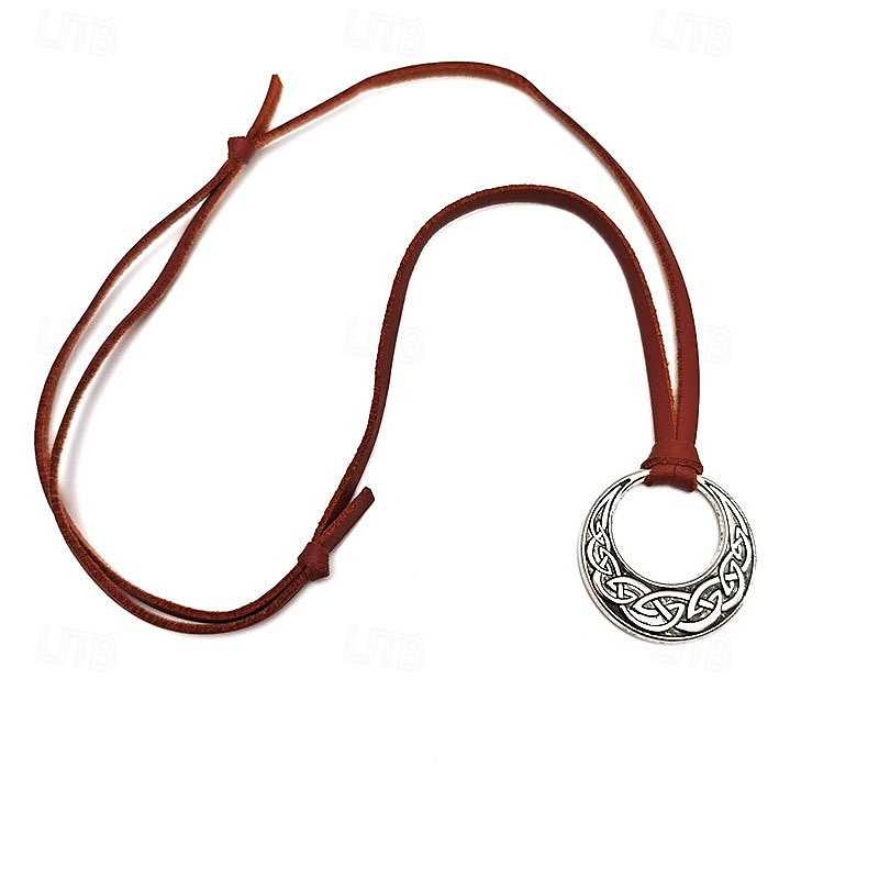 Retro Středověké Renesanční Náhrdelník přívěsek Viking Keltský rytíř Maškarní kostým Unisex Keltské předvečer Všech svatých Karneval Párty Ležérní LARP Dospělí Náhrdelníky Celý rok 2025 - $9.99 –P1