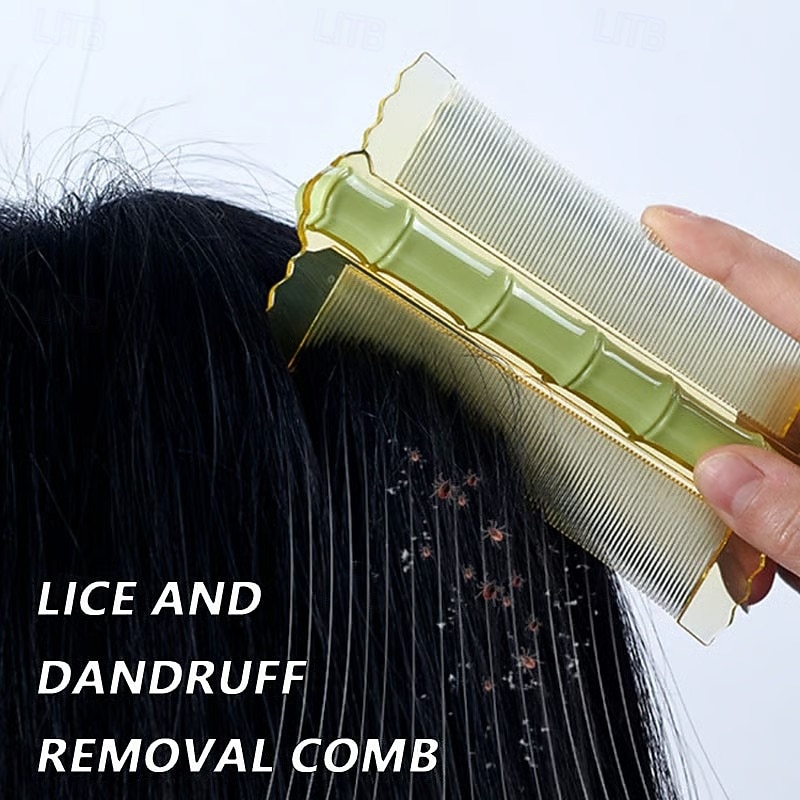 Lice Comb Ultra Fine Tooth Hair Brush For Kids And Adults Effective Nit Removal Dandruff Cleaner Dense Metal Teeth Scalp Care Tool Durable Easy Cleaning 2026 - $9.99 –P2