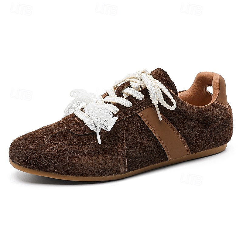 Baskets rétro à lacets en daim pour hommes, chaussures décontractées légères pour le style urbain et les tenues de week-end de 2025 ? $64.99 –P7
