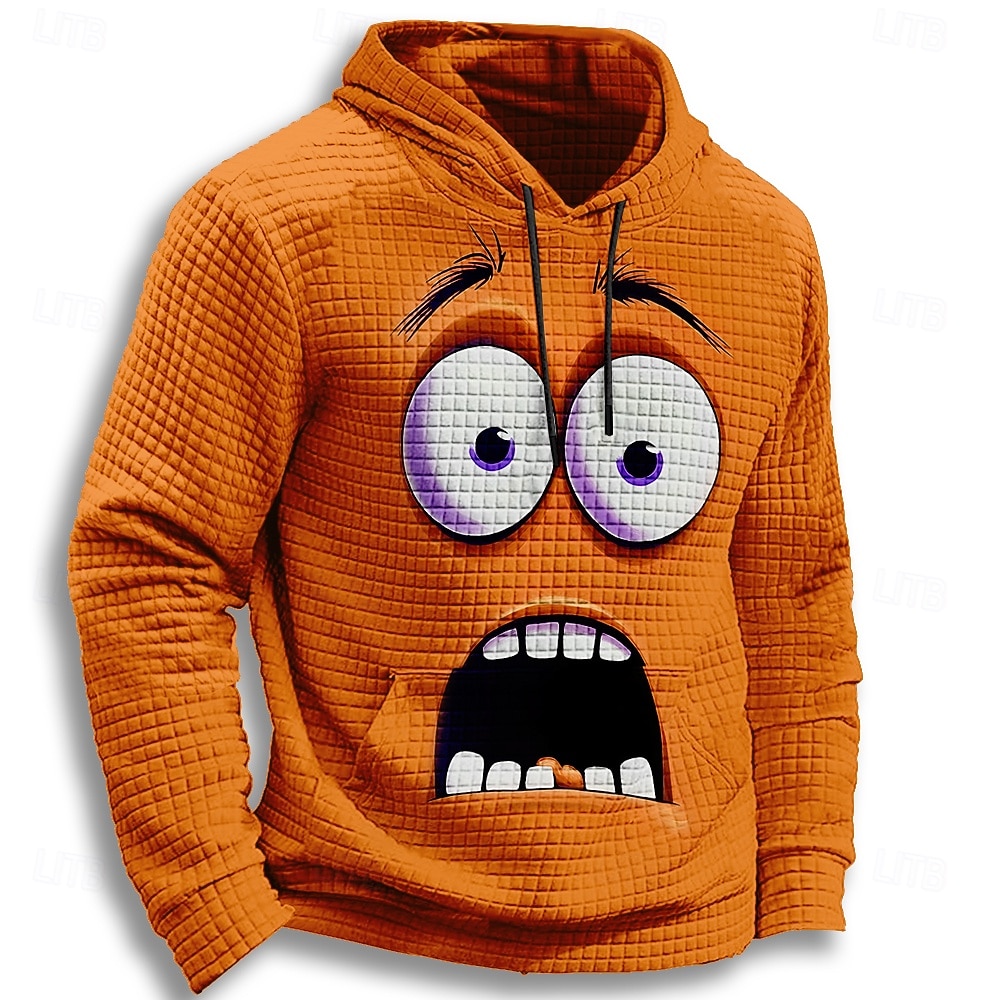 Per uomo 3D Felpa con Cappuccio Felpa Gotico Girocollo Feste Regalo Abbigliamento casual alla moda Rosso Blu Coulisse Autunno Inverno progettista del 2025 a $26.99 –P1