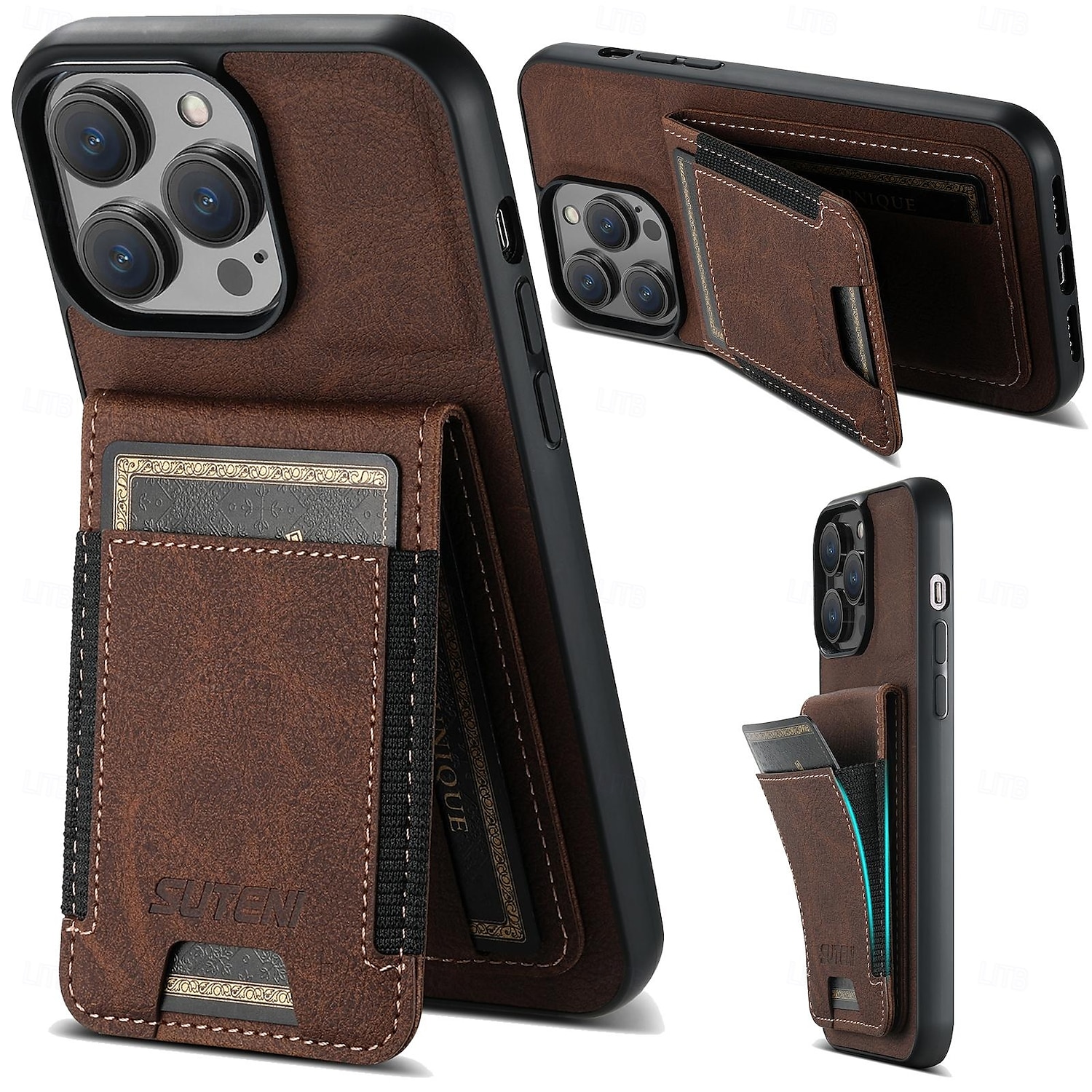 téléphone Coque Pour iPhone 17 Pro Max 17 Air 16 16 Plus 16 Pro 16 Pro Max 15 15 14 Pro Max Plus 14 Plus 13 Pro Max Étui Portefeuille avec Support Emplacement Carte Antichoc Rétro TPU faux cuir de 2025 ? $19.99 –P2