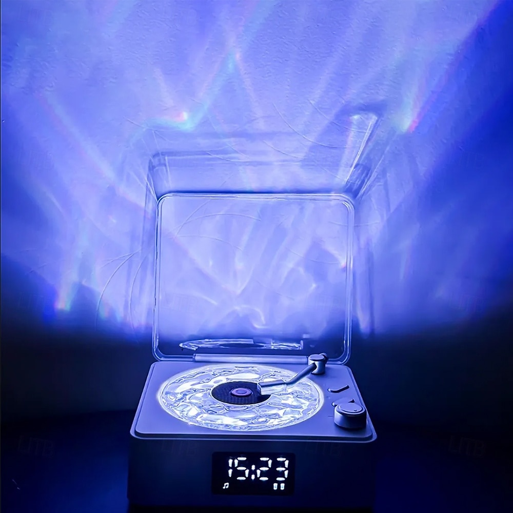 Φορητό ηχείο βινυλίου bluetooth με ρυθμιζόμενο φως και χρόνο για πάρτι στην κρεβατοκάμαρα 2025 - $40.99 –P7