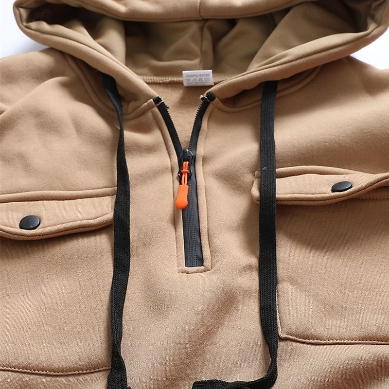 Per uomo Felpa con cappuccio Felpa con cappuccio a zip intera Felpa con cappuccio in pile Felpa con cappuccio tattica Nero Bianco Verde militare Rosso Borgogna Con Cappuccio Semplice Cerniera Tasca del 2025 a $27.99 –P16