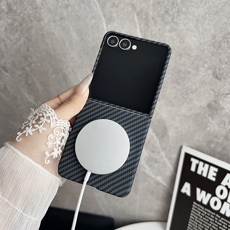 телефон Кейс для Назначение SSamsung Galaxy Z Flip 7 FE Z-флип 6 Z Flip 5 Z Flip 4 Кейс на заднюю панель Магнитный Защита от удара Ретро ПК 2025 - $15.99 –P7