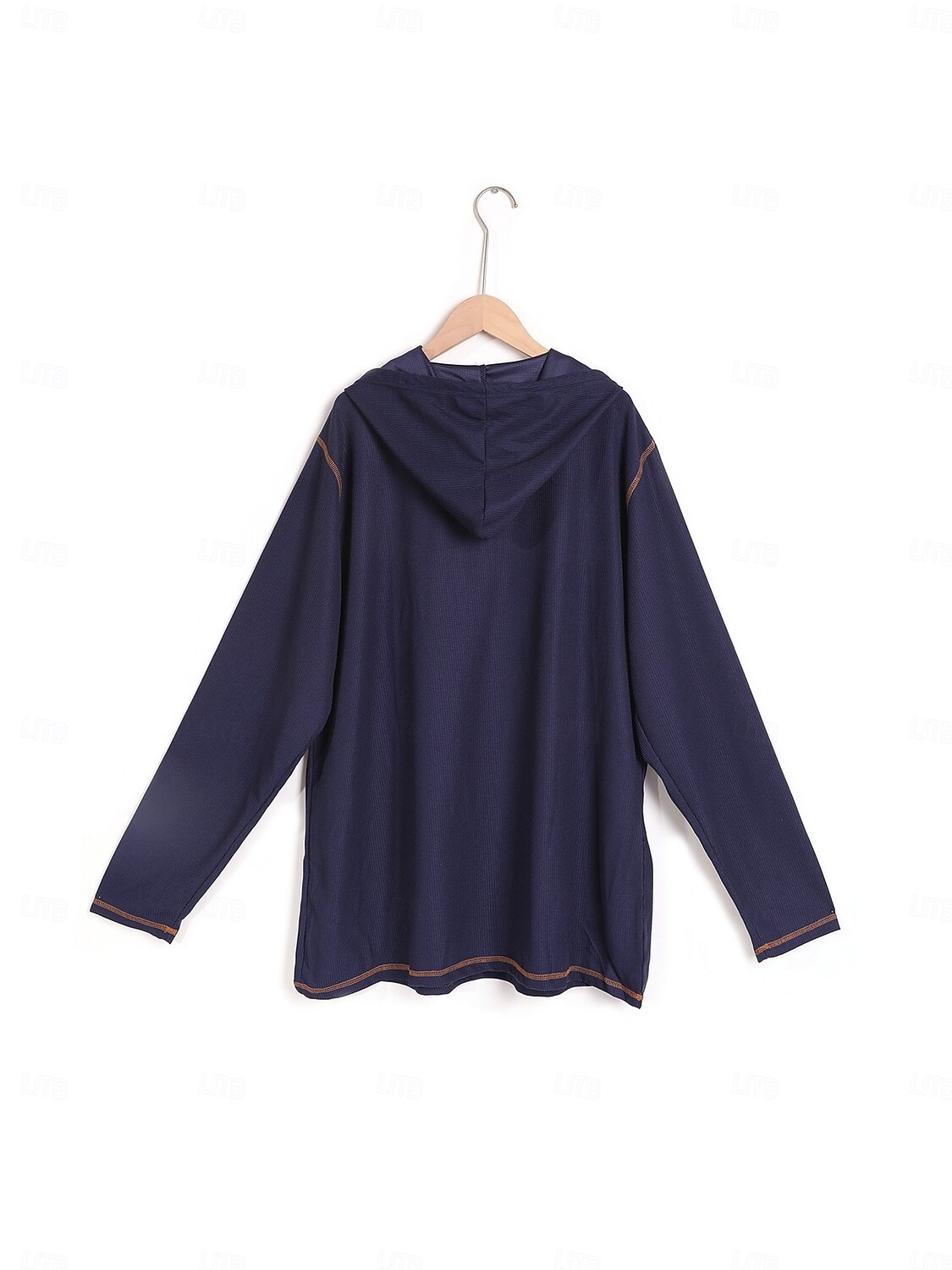 Herren Kapuzenpullover mit Waffelmuster T Shirt Waffel-Henley-Hemd Henley Hemd Langarm Mit Kapuze Henley Frühling Frühling & Herbst Einfach Mode Designer Basic Patchwork Mit Kapuze Urlaub Straße 2025 - $22.99 –P5