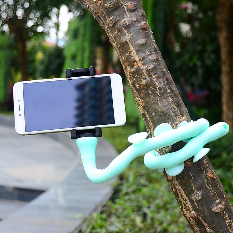 Support de téléphone paresseux, support de bureau flexible en forme de pieuvre, support de voiture pour smartphones, support col de cygne multifonctionnel, trépied réglable pour le streaming en de 2025 ? $13.99 –P6