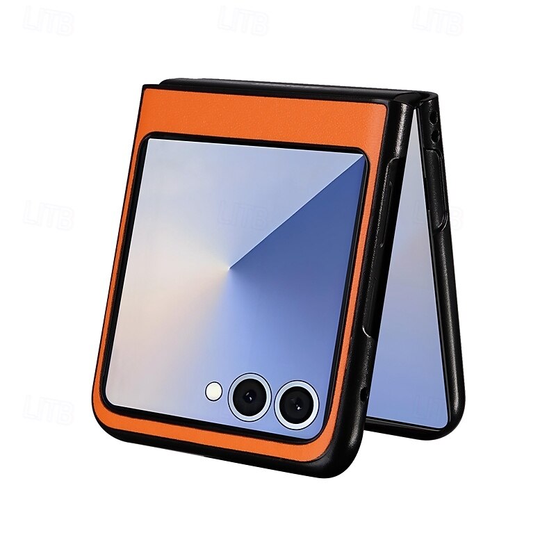 telefono Custodia Per Samsung Galaxy Z Flip 7 Z Flip 7 FE Z Flip 6 Z Flip 5 Copertura Posteriore Resistente agli urti Retrò TPU Pelle PU del 2025 a $9.99 –P8