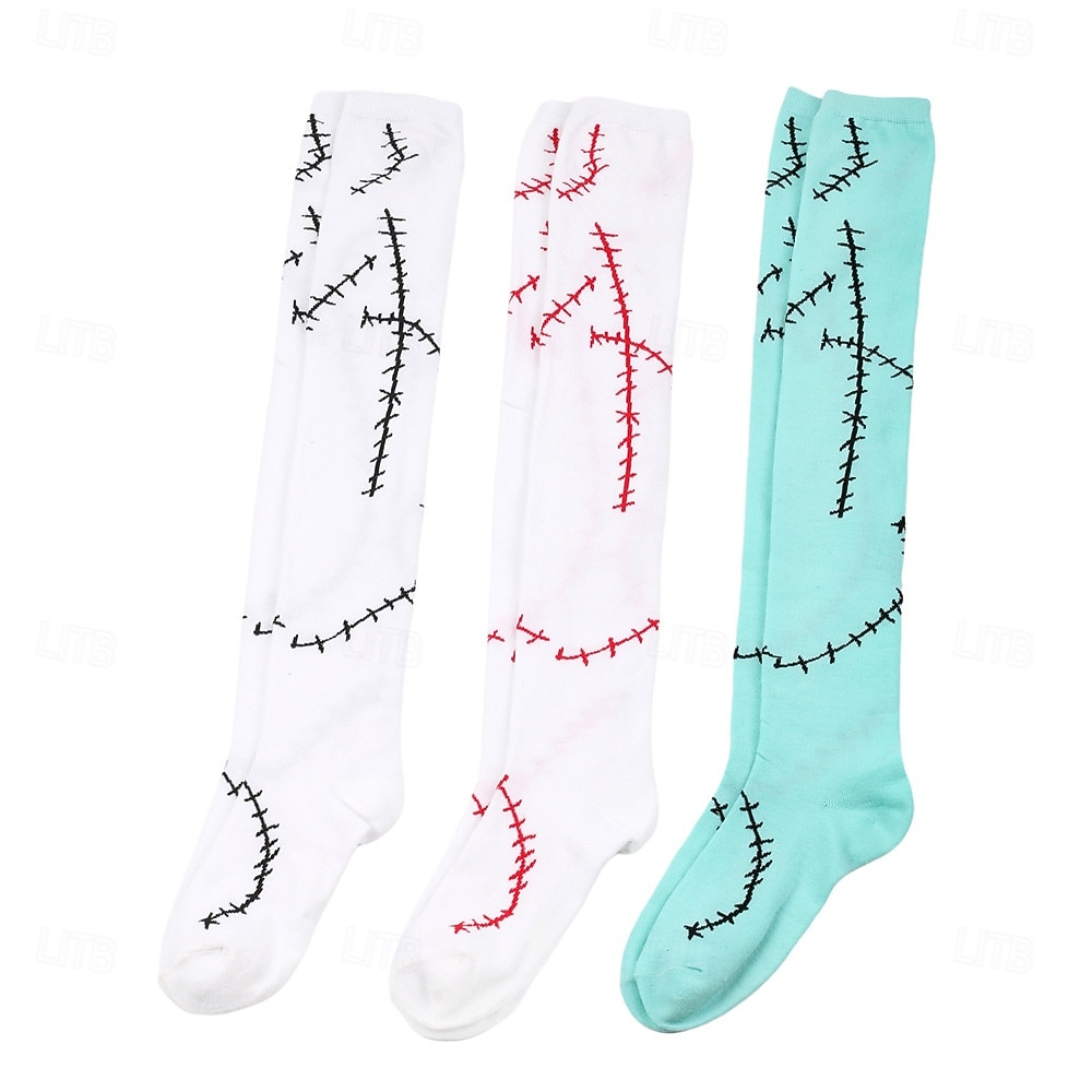 Sally Gloves Accessories Set Socks The Nightmare Before Christmas Horror Scary Costume Adults' Women's Halloween Carnival Party Performance Easy Halloween Costumes Dress Up 2026 - $13.99 –P15
