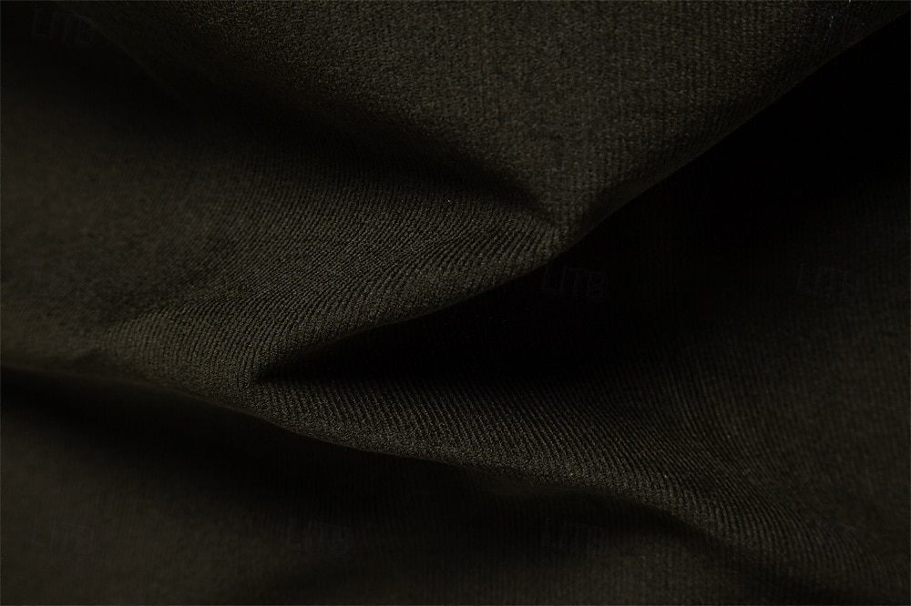 Per uomo Camicia Blu marino scuro Marrone Verde militare Manica Lunga Semplice Colletto a Camicia Scuola Formale Bottoni Abbigliamento Elegante Vintage Cool Quotidiano del 2026 a $35.99 –P17