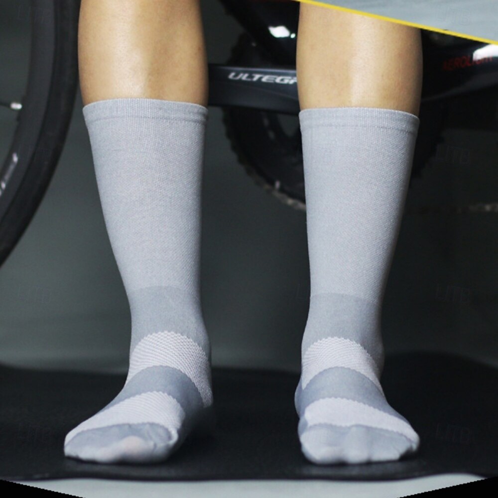 Hombre Calcetines Calcetines Ciclismo Calcetines de bicicleta Calcetines deportivos Calcetines atléticos Camping / Senderismo Senderismo Ejercicio al Aire Libre Bicicleta / Ciclismo Alta elasticidad 2025 - $12.99 –P7