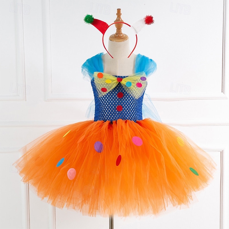 Joker Clown Pomni Halloween Outfits Costume Circus Carnival Costume Cosplay Kid's Girls' Carnival Mardi Gras Performance Party Stage Easy Halloween Costumes Dress Up 2026 - $35.99 –P6