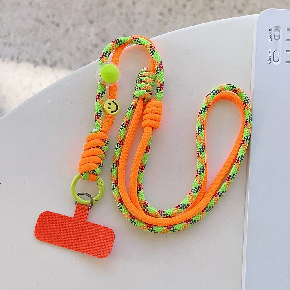 Nova alça de ombro moderna e moderna com corda longa ajustável para celular pendurado no pescoço e transversal, corrente pendurada com rosto sorridente e resistente para áreas externas para mulheres de 2025 por $8.99 –P2