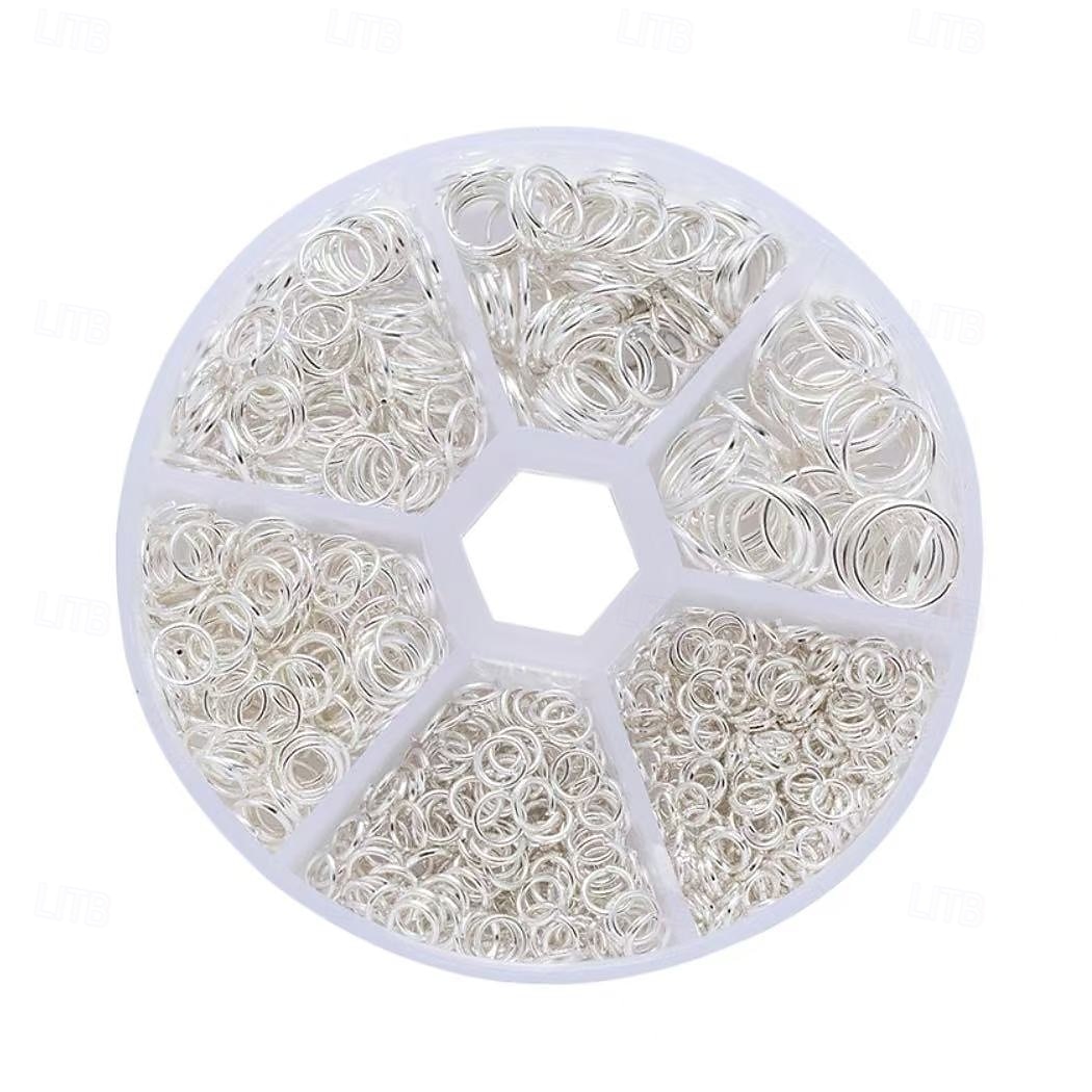 960 ks spojovacích kroužků s O-kroužky – kovové otevřené kroužky pro výrobu šperků, náramků, náušnic &náhrdelníky 2026 - $13.99 –P8