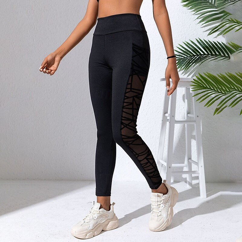 Γυναικεία Παντελόνι συμπίεσης Γιόγκα κολάν Με τσέπες Έλεγχος κοιλιάς Ψηλή Μέση Γυμναστήριο Αθλητικά Τρέξιμο Παντελόνια Φούστες Συμπαγές Χρώμα Μαύρο Φθινόπωρο Αθλητισμός Ρούχα Γυμναστικής 2026 - $16.49 –P15