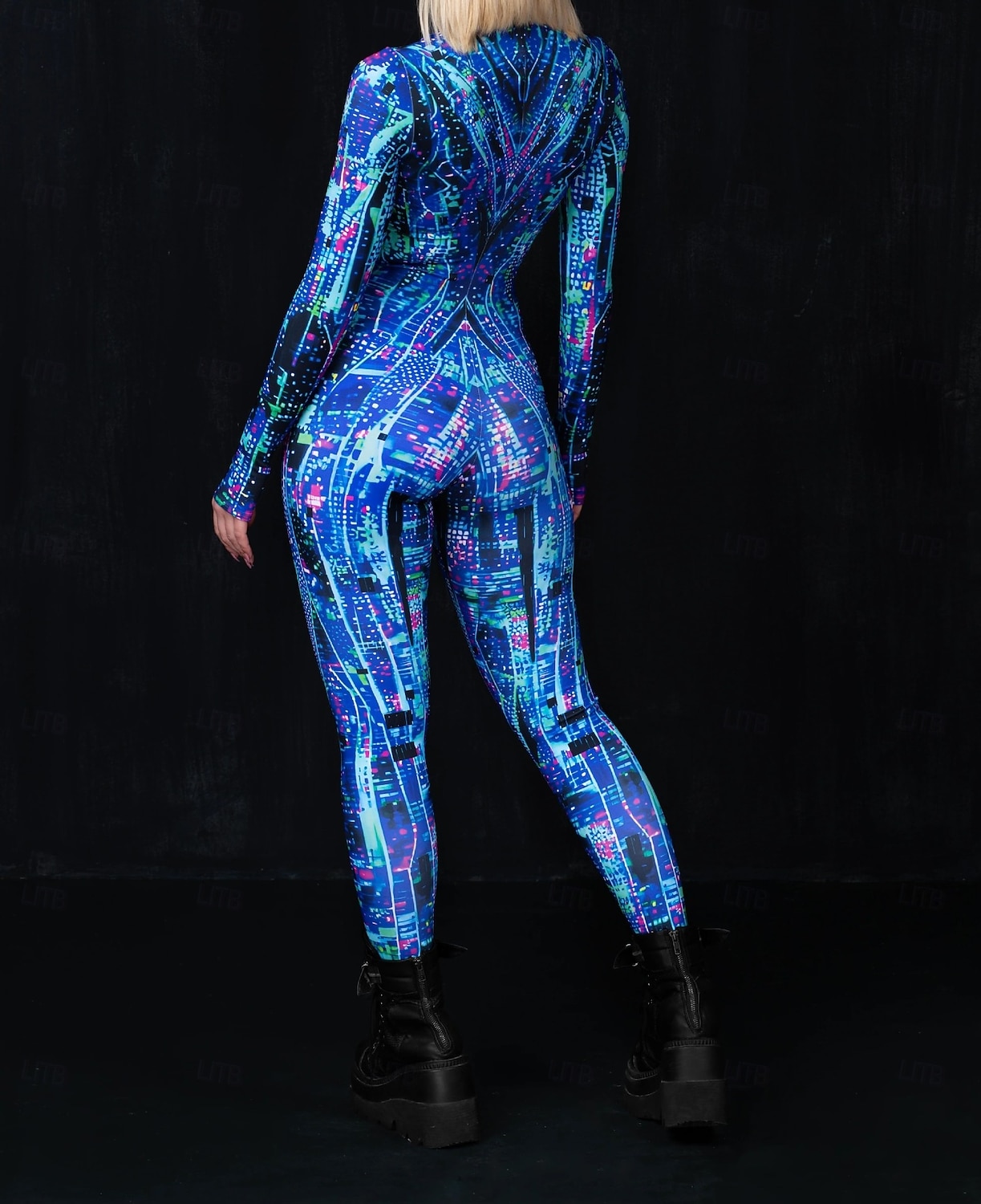 Wzorzyste garnitury Zentai Kostium Cosplay Body Drukowanie Strój karnawałowy Kombinezon zentai Męskie Damskie Dla chłopców seksowny kostium Halloween Kostium na Spektakl Impreza Bal maskowy Dla 2025 - $29.99 –P16
