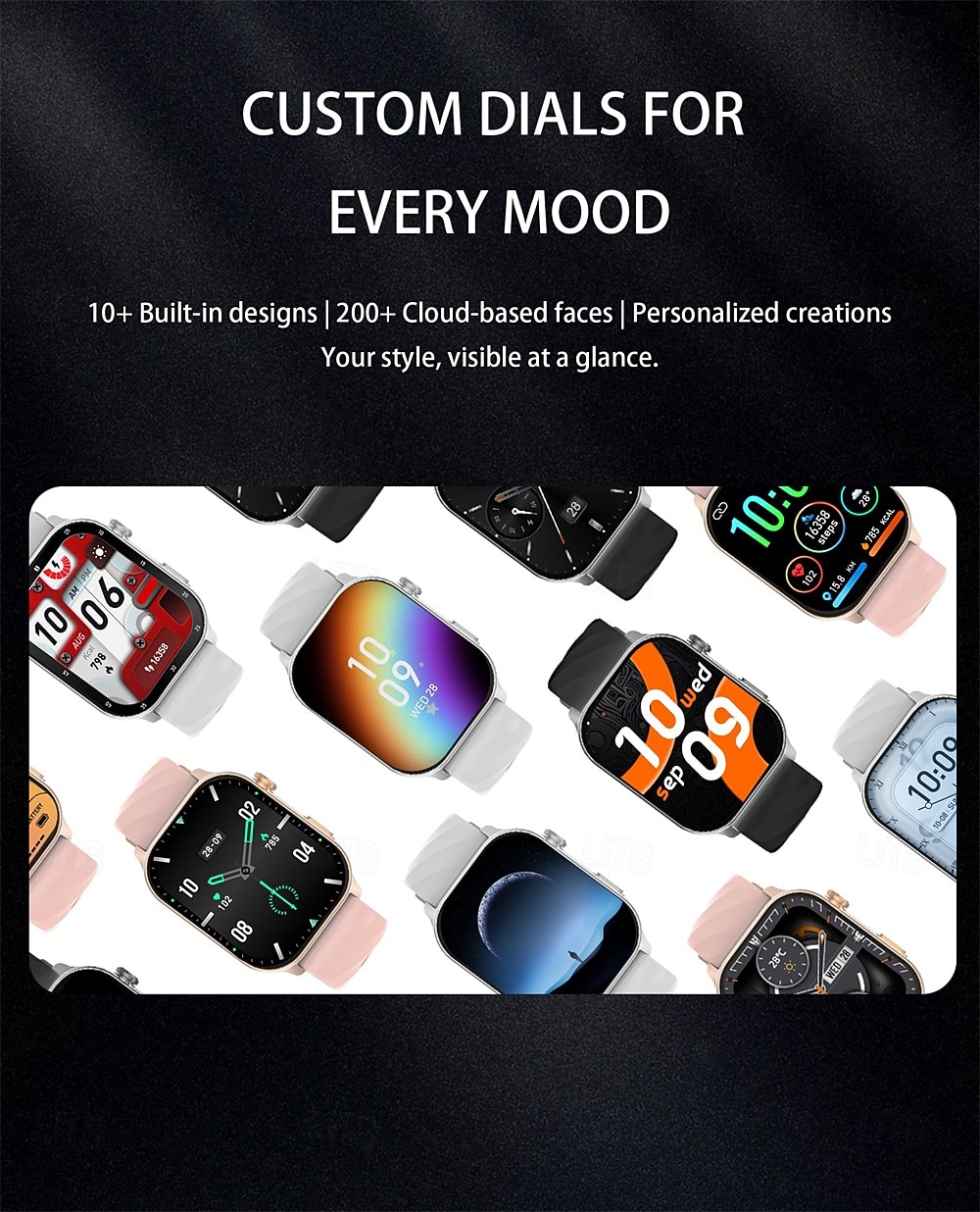 LC211 Smart Watch 2.01 inch Smartwatch Fitness Running Watch Bluetooth Temperature Monitoring Pedometer Call Reminder Compatible with Android iOS Women Men GPS Long Standby Hands-Free Calls IPX-5 2025 - $47.99 –P12