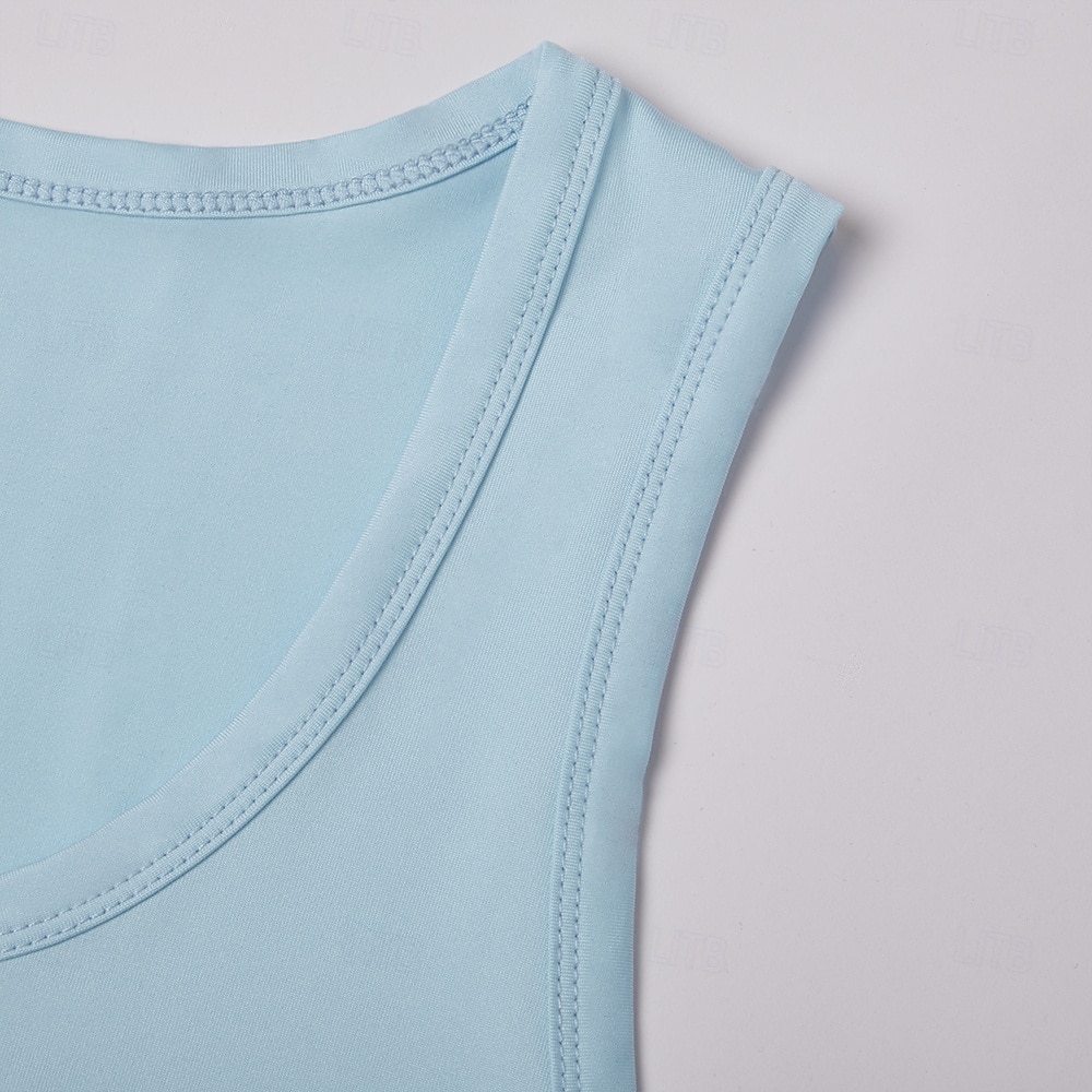 Herren Tank Top Weste Unterhemd Ärmelloses Shirt Ärmellos Rundhalsausschnitt Sommer Einfarbig Einfach Mode Klassisch Bequem Straße Lässig Sport Schwarz Weiß Rote Top T-Shirt für Herren 2026 - $12.49 –P13