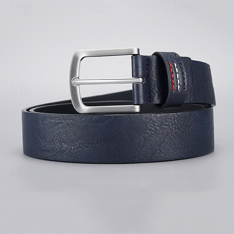 Homme Ceinture Ceinture Taille Noir Jaune faux cuir Alliage Durable Ajustable Uni Extérieur Quotidien de 2025 ? $12.49 –P6