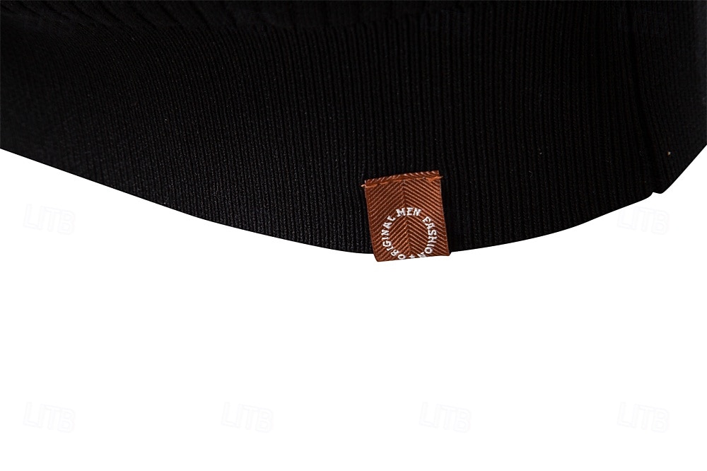 Homme Pull Tricoter Tunique Boutons Couleur Unie Henley ancien Quotidien École Maison Vêtement Tenue Printemps Automne Noir Rouge Bordeaux S M L de 2025 ? $32.99 –P25