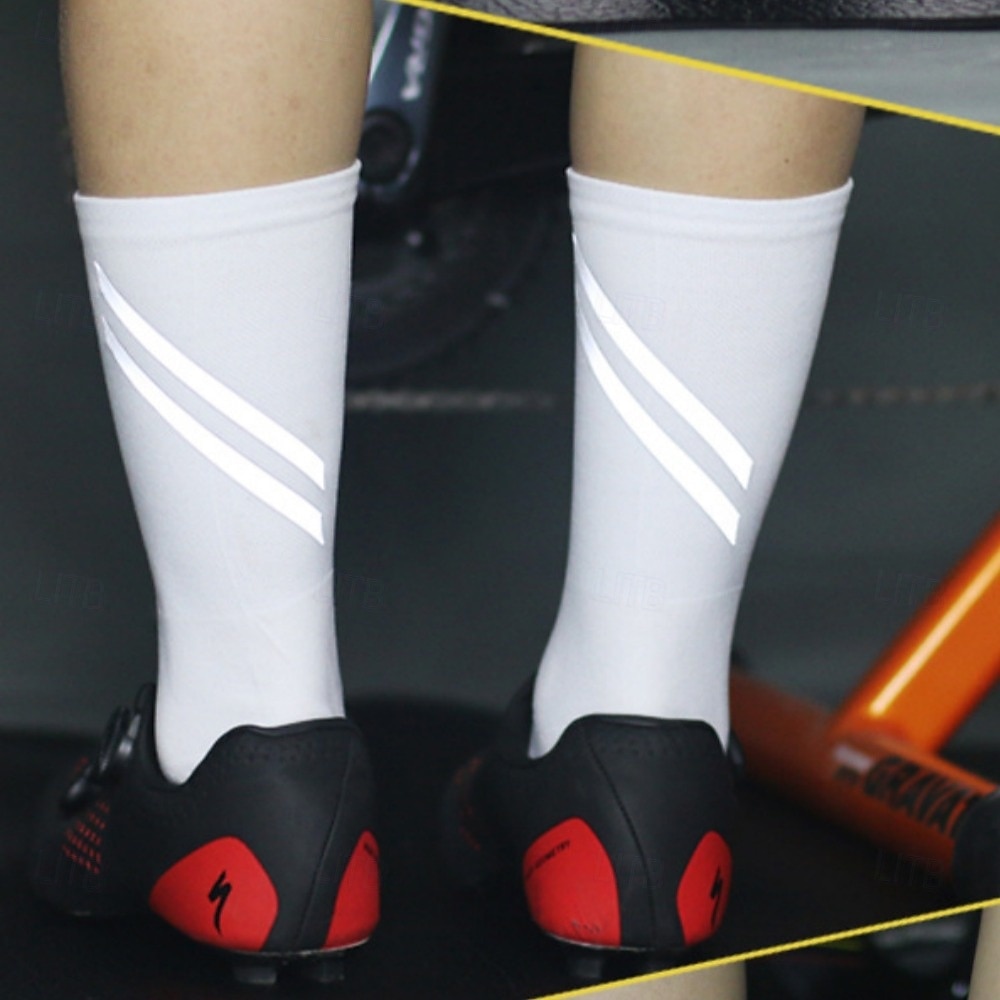 Hombre Calcetines Calcetines Ciclismo Calcetines de bicicleta Calcetines deportivos Calcetines atléticos Camping / Senderismo Senderismo Ejercicio al Aire Libre Bicicleta / Ciclismo Alta elasticidad 2025 - $12.99 –P2