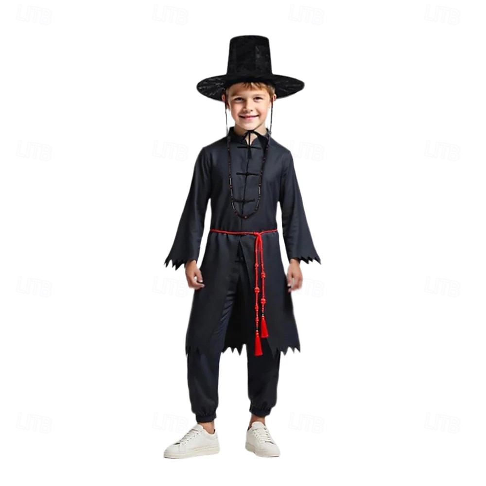 KPop-Dämonenjäger Dämonenjungengruppe Saja Boys Jinu Saja Kostüm Hanbok Festkleidung Koreanisch traditionell Virtuelles Idol Film Cosplay for Herren Jungen Kinder Erwachsene Halloween Karneval 2025 - $82.99 –P17