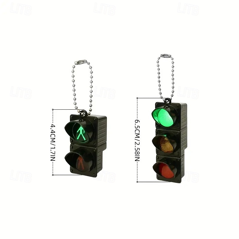 Clé de feu de circulation - véritables lumières rouges, vertes et jaunes compatibles avec les sacs à dos, les vélos et les sacs - un joli cadeau pour les conducteurs, les cyclistes et les piétons - de 2025 ? $10.99 –P5