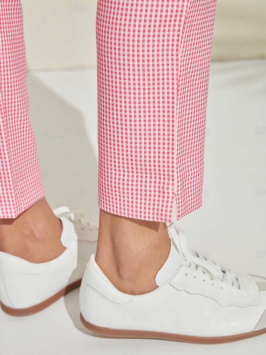 Damskie Spodnie do golfa Perłowo-różowy Spodnie Damskie stroje golfowe Odzież Stroje Noś odzież 2025 - $42.99 –P5