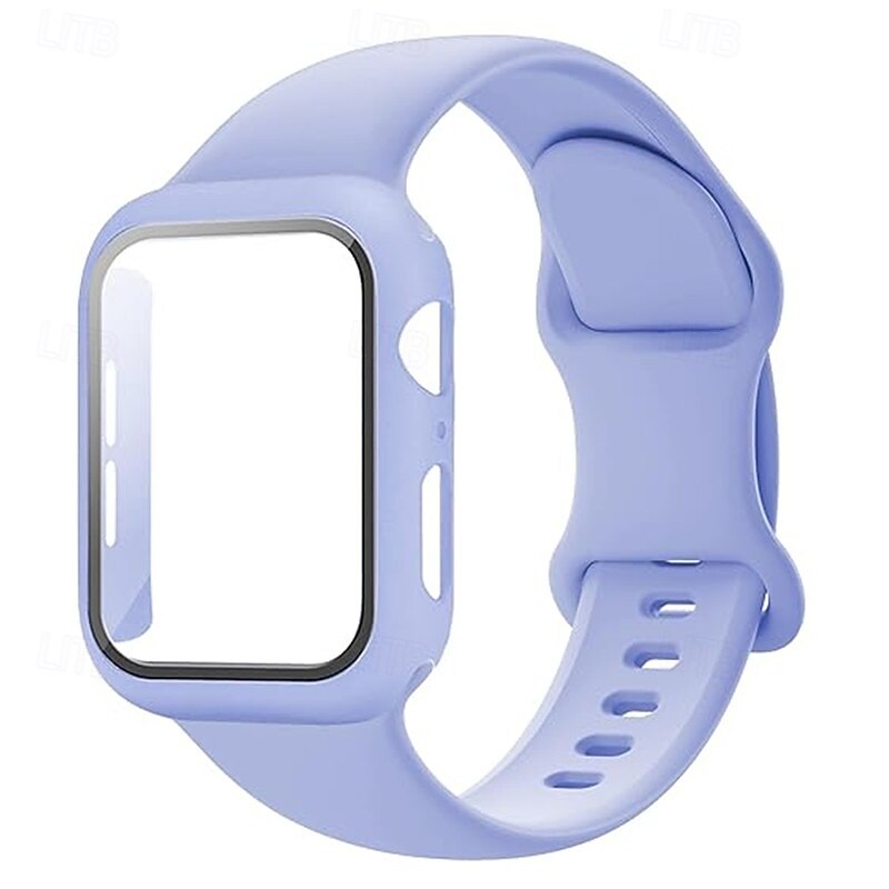 Pulseira Esportiva Fecho Moderno Compatível com Pulseira Apple Watch 38mm 40mm 41mm 42mm 44mm 45mm 49mm com caixa Mulheres Homens Antichoque Silicone pulseira de substituição para iwatch Ultra 2 de 2025 por $10.99 –P7