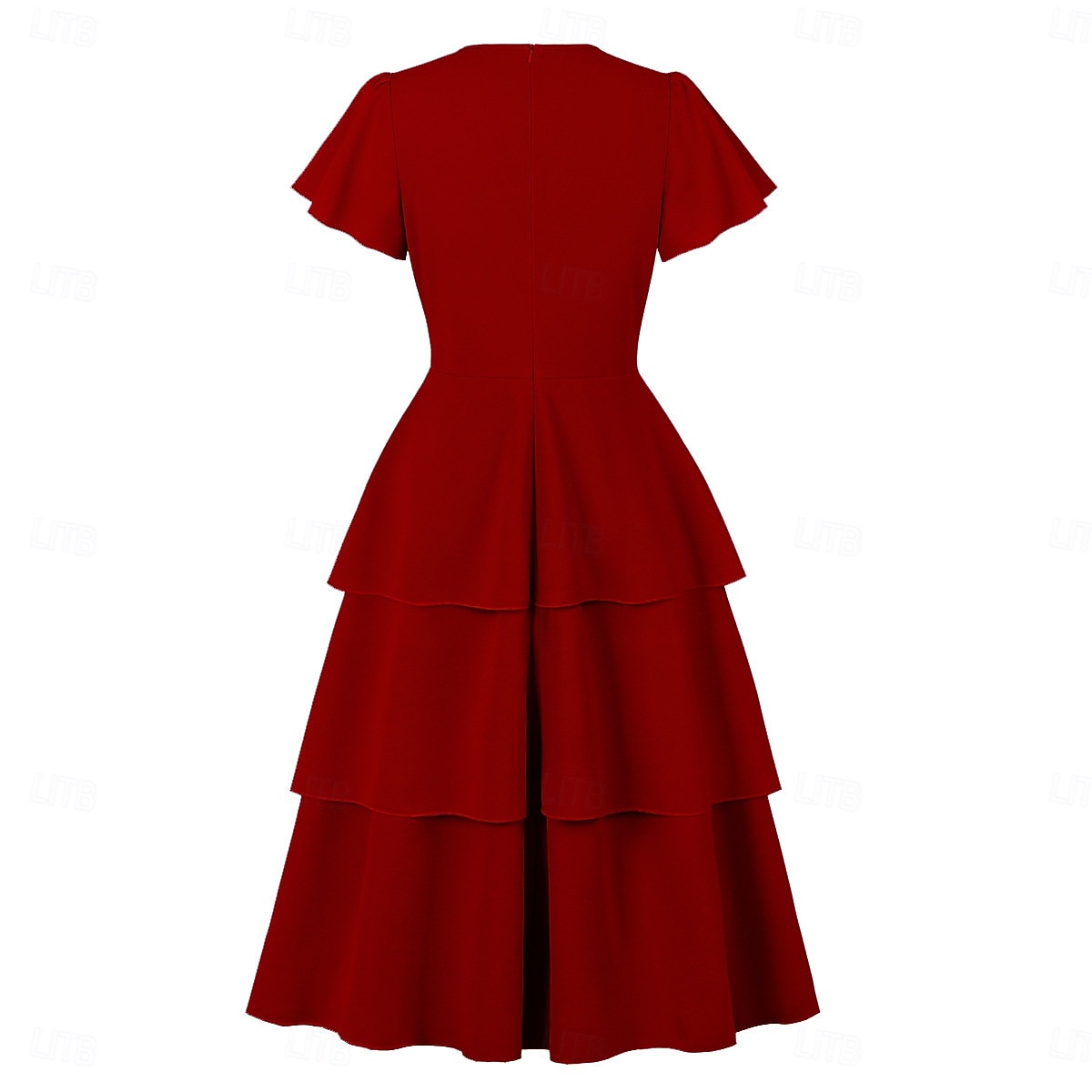 Szüret 1950-es Ruhák Fit and Flare Jelmez Női Karácsony Farsang Valentin nap Parti Hétköznapi Felnőttek Ruha Tavaszi nyár 2025 - $43.99 –P2