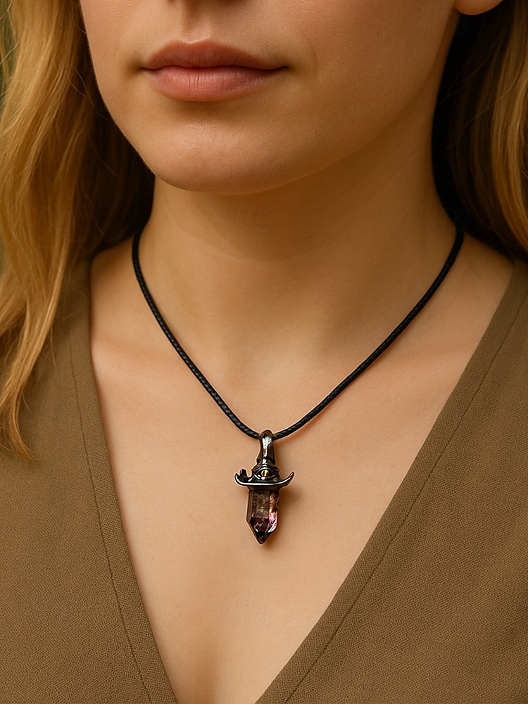 Femmes Collier pendentif Collier Pierre Précieuse & Cristal Alliage ancien Exagéré Halloween Rond de 2025 ? $9.99 –P1