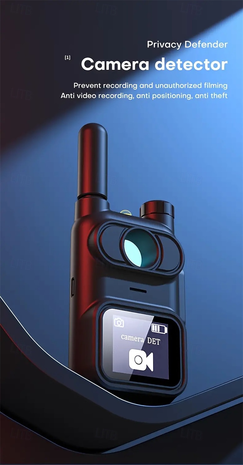 Camera Detector With Oled Screen New Multifunctional Invisible Camera Detector And Bug Detector Gps Invisible Camera Detector Rf Signal Scanner Camera Detector For Hotels Homes Offices Etc. 2025 - $49.99 –P1