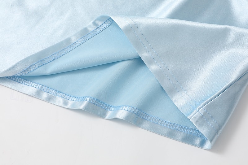 Γυναικεία Κομψή Φιλάρεσκος Σατέν Μπλούζα Ντυτές μπλούζες Σκέτο Καθημερινά Στυλάτο Βασικό Μακρυμάνικο Κολάρο Πουκαμίσου Κανονικά μπλουζάκια Καθημερινά Δουλειά Αργίες Θαλασσί Μαύρο Χακί Άνοιξη Φθινόπωρο 2026 - $32.99 –P10