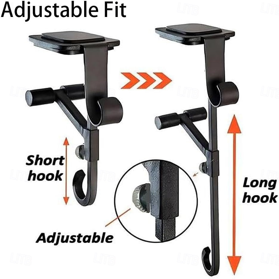 Adjustable Christmas Garland and Stocking Hanger 2 In 1 Fireplace Hanger, Metal Christmas Stocking Holder, No Drill, Fits 0.5" to 8.5" Mantles, Holds Up to 20 Lbs 2025 - $18.99 –P2