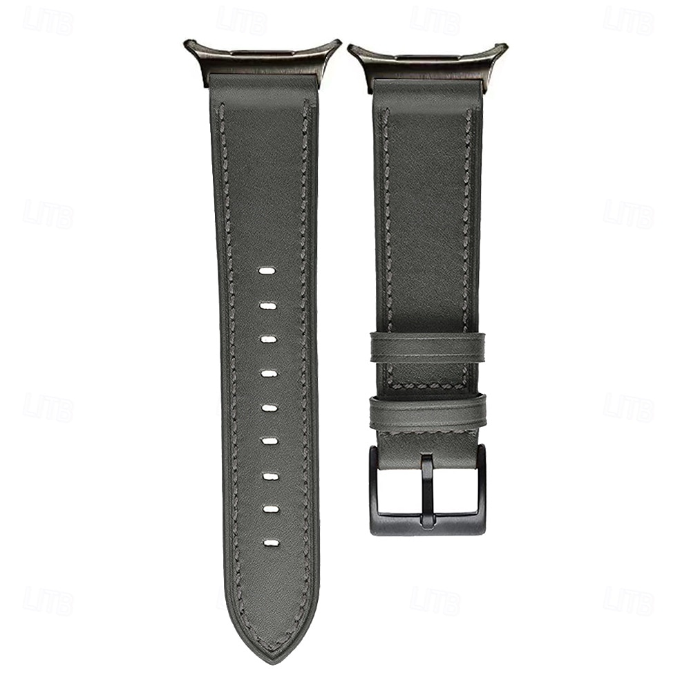Óraszíj mert Samsung Galaxy 8. óra 40/44 mm 8. óra klasszikus 46 mm Valódi bőr Csere Szíj Állítható Rozsdamentes acél csat Bőr Link Karszalag 2025 - $19.99 –P7