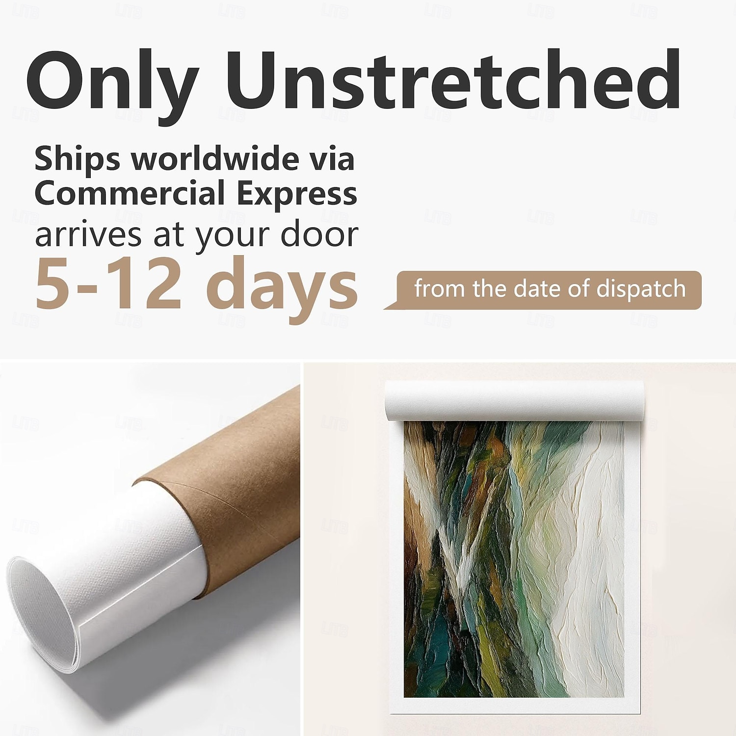 Pintura a óleo original de montanha sobre tela 3D, arte verde, pintura minimalista de paisagem, textura abstrata, arte de parede verde, decoração de parede grande de 2026 por $36.99 –P10