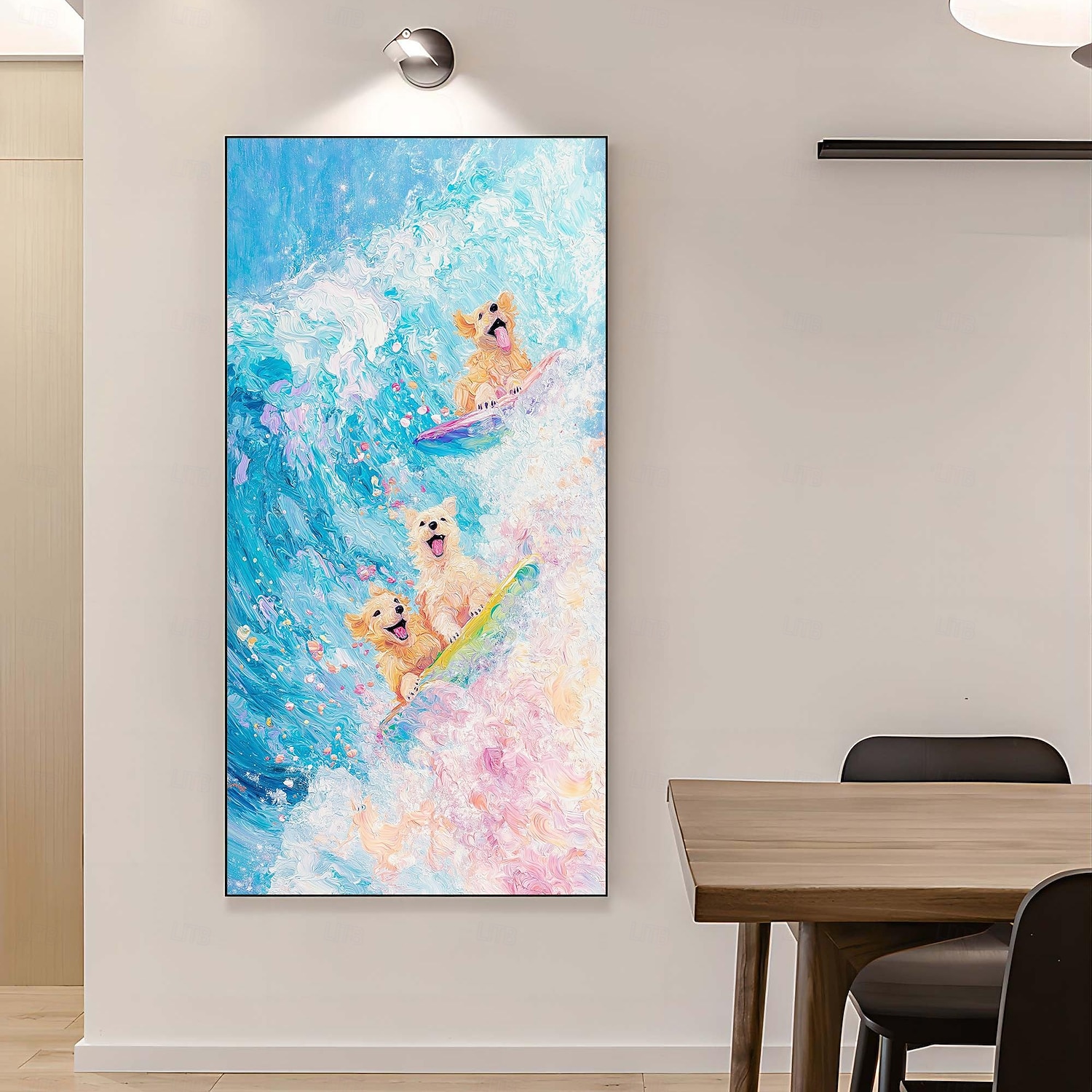 Handmade Original Seascape Oil Painting On Canvas Wall Abstract Ocean Waves Painting for Home Decor With Stretched Frame/Without Inner Frame Painting 2025 - $100.99 –P3