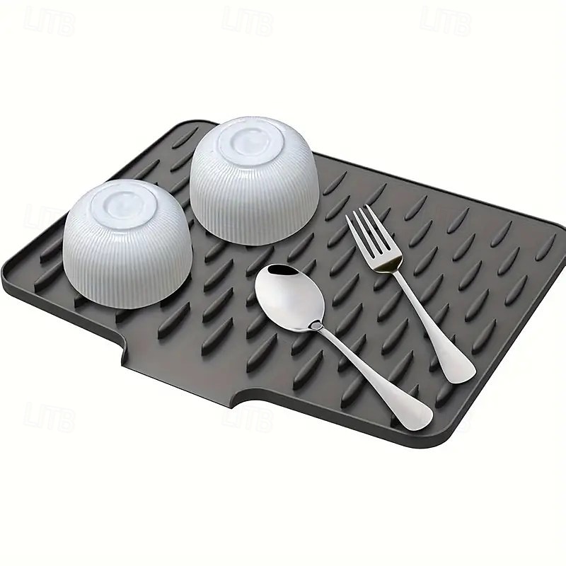 2pcs Kitchen Non-Slip Silicone Drainage Mats – Built-in Drain Design, Heat Resistant and Easy to Clean, Suitable for Countertops, Sinks, and Refrigerators 2025 - $13.99 –P3