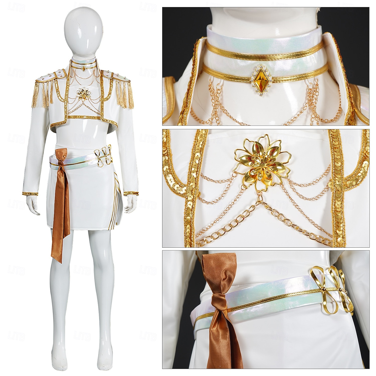 Cacciatori di demoni KPop Idolo Mira Cacciatrice Costume Costume originale Idolo virtuale Cosplay di film for Ragazze Bambini Halloween Carnevale Performance Con il fumetto Anime Expo del 2025 a $95.99 –P7
