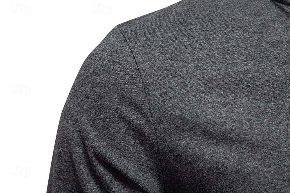 Herren Baumwollhemd Langarm Einfach Cool Täglich Lässig Farbblock Knöpfe Henley Schule Training Outdoor Ganzjahres Grau gefärbt Dunkelmarine Kaki Henley T-Shirt 2025 - $25.99 –P18