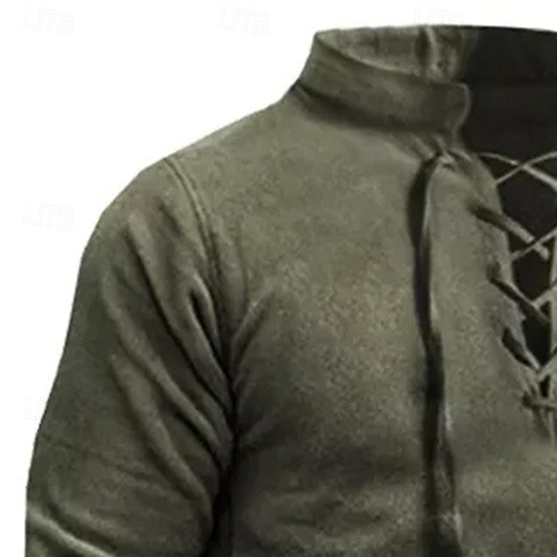 Per uomo Felpa con cappuccio Felpa con cappuccio in pile Felpa con cappuccio tattica Verde militare Blu marino Marrone Grigio Colletto Mao Semplice Coulisse Sport & Outdoor Casuale Quotidiano del 2025 a $27.99 –P5