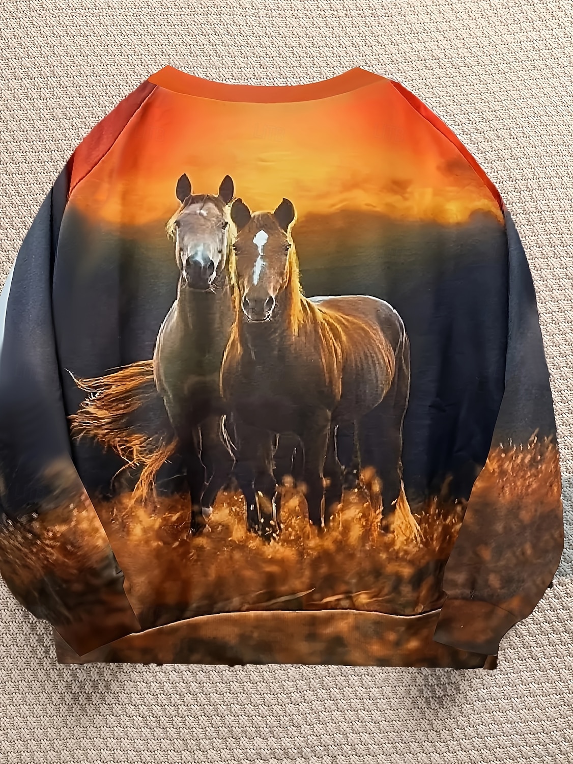 Női Pullover Grafika Állat Alkalmi Hosszú ujj Terített nyak Normál felsők Hétköznapi Narancssárga Tavasz Ősz Tél 2025 - $25.99 –P2