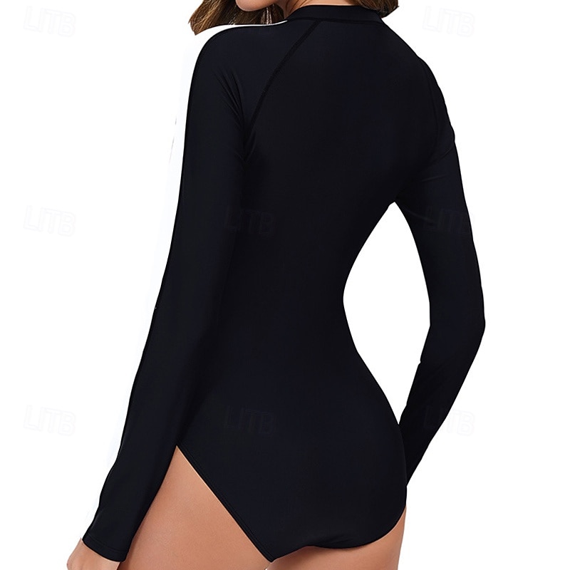 Dámské Ochrana proti vyrážce Plavky Slátanina Zapni UV ochrana proti slunci UPF50+ Dlouhý rukáv Plavky Surfování Plavání Léto 2026 - $23.99 –P10