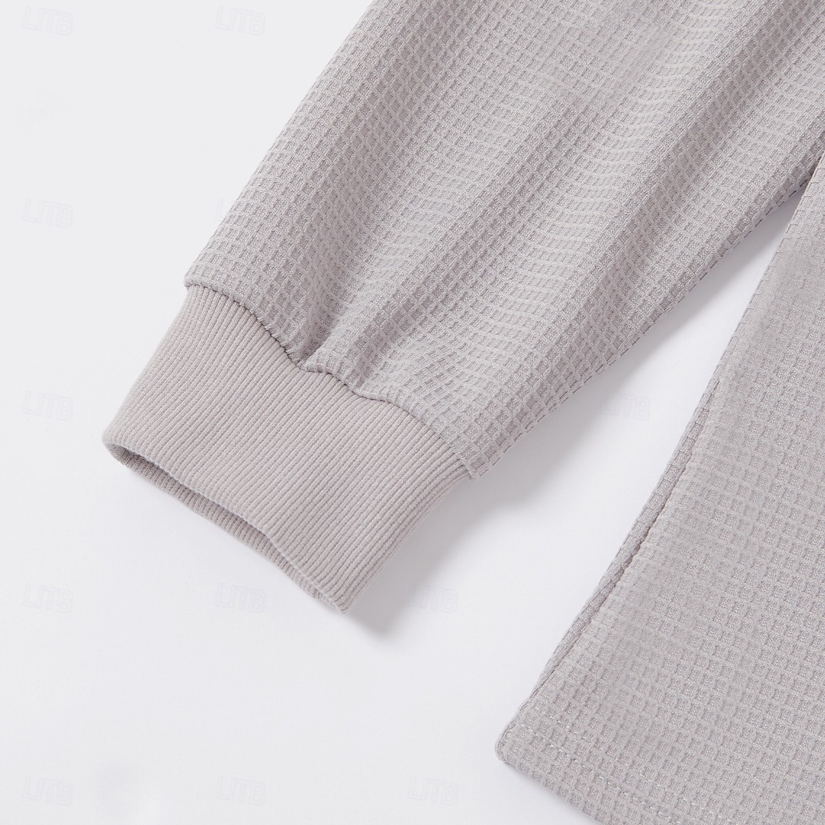 Pánské Waffle Polo košile Outdoorové sporty Ležérní Stojáček Čtvrtletní zip Dlouhý rukáv Módní Moderní Pevná barva S texturou Pletený Jaro & podzim Celý rok Černá Bílá Vodní modrá Šedá Waffle Polo 2025 - $27.99 –P9
