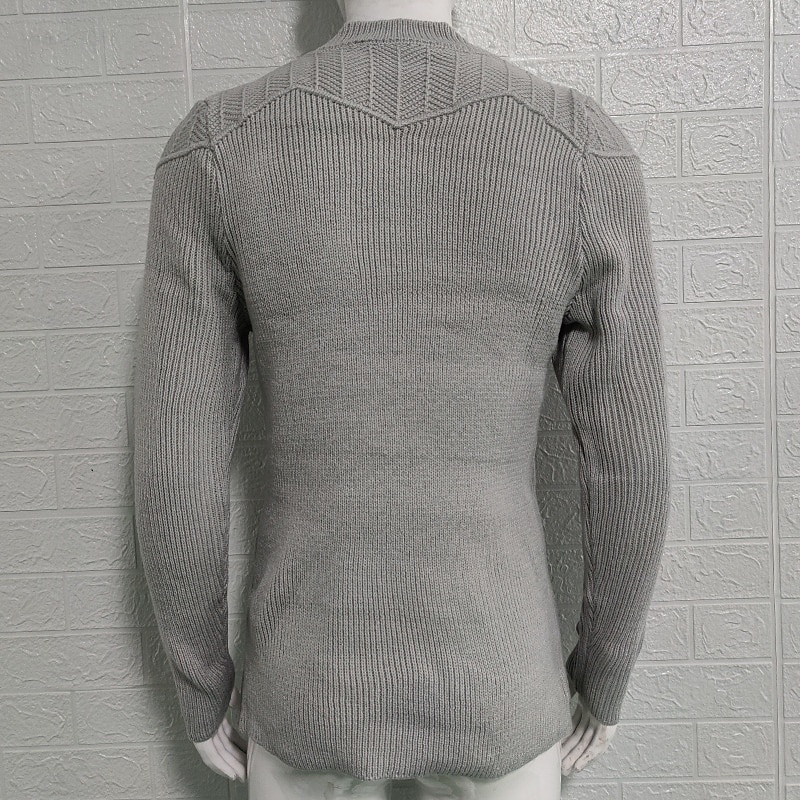Herren Pullover Strickpullover Gerippt Stricken Normale Oberteile Gestrickt Einfach Rundhalsausschnitt Mode Basic Urlaub Alltagskleidung Bekleidung Herbst Winter Schwarz Grau S M L 2026 - $36.99 –P3