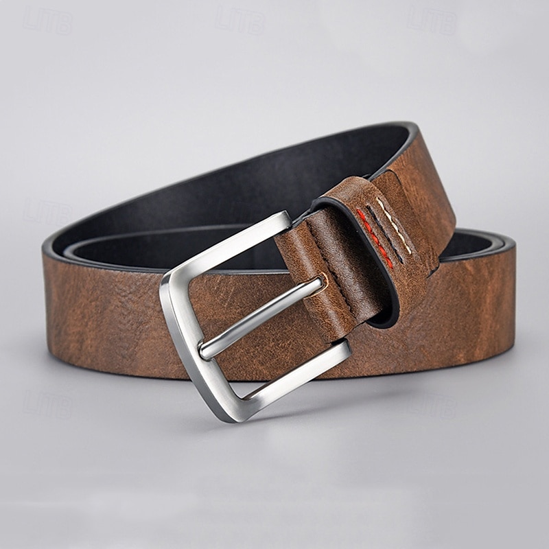 Homme Ceinture Ceinture Taille Noir Jaune faux cuir Alliage Durable Ajustable Uni Extérieur Quotidien de 2025 ? $12.49 –P8