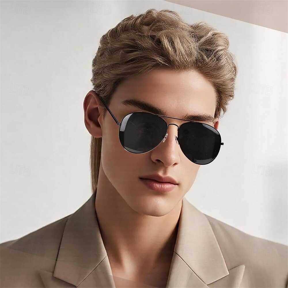Mullet Wigs for Men Retro Cosplay Blonde Mullet Wig for Fancy Dress Include Glasses 2026 - $21.99 –P4