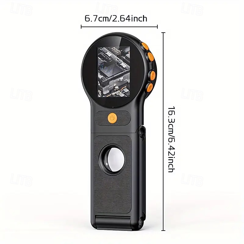 Portable Handheld Digital Microscope with 500x-1000x Magnification Auto Focus Dual Battery/USB Power Compatibility Portable Multifunctional Inspection Tool 2026 - $56.99 –P6