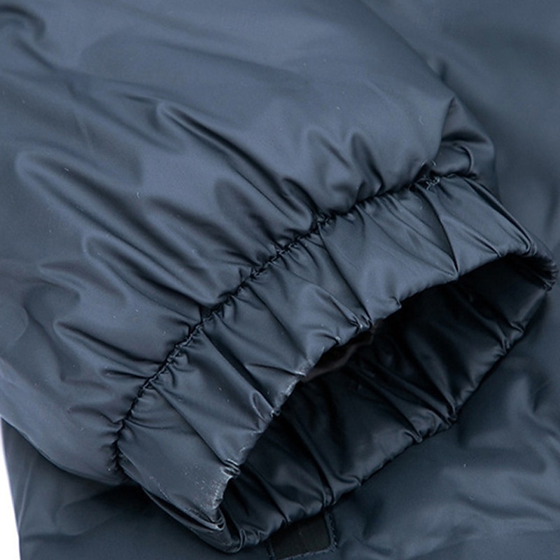 Men's Puffer Jacket Quilted Jacket Pocket Polyster Vacation Daily Wear Date Regular Fashion Casual Comfortable Thermal Warm Fall Winter Solid / Plain Color Black Dark Blue Light Sky Blue Puffer Jacket 2026 - $52.99 –P9