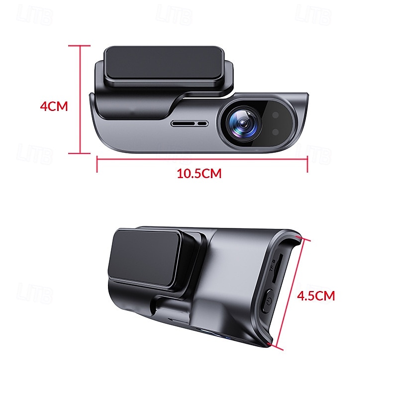 2160P Enregistrement automatique au démarrage DVR de voiture 170 Degrés Grand angle CMOS 4 pouce / Pas d'écran (sortie par APP) Dash Cam avec Vision Nocturne / Enregistrement en boucle / USB-Disk Non de 2025 ? $53.99 –P11